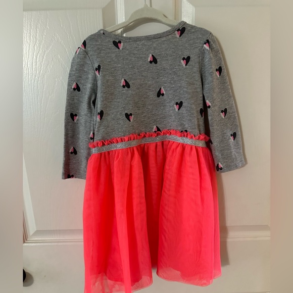 Toddler tulle dress with unique heart design. - Picture 4 of 4